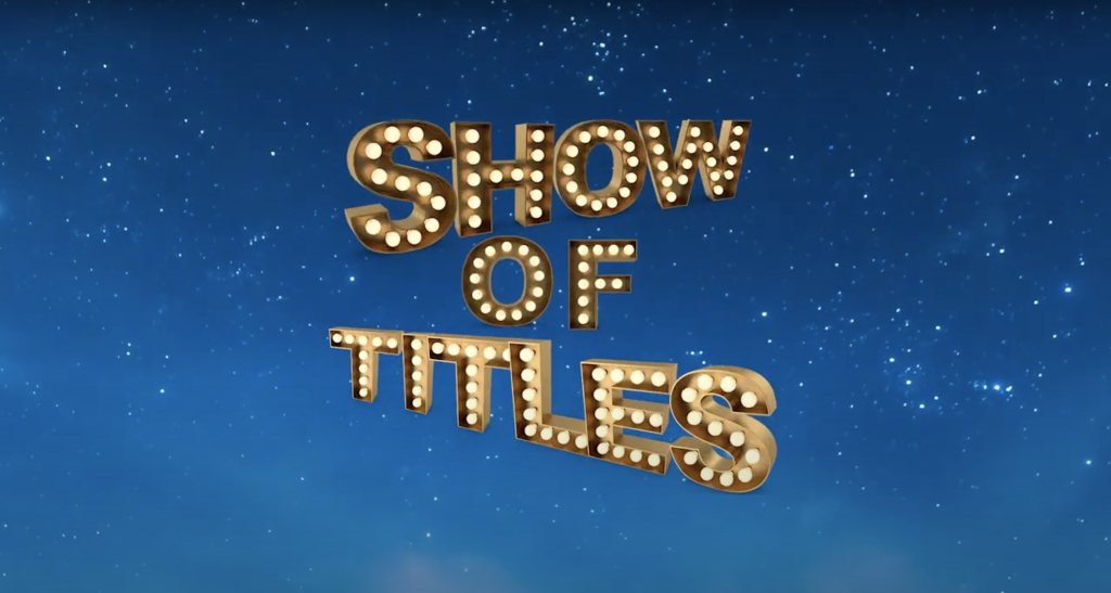 A Show of Titles Preview! Broadway's Best Shows